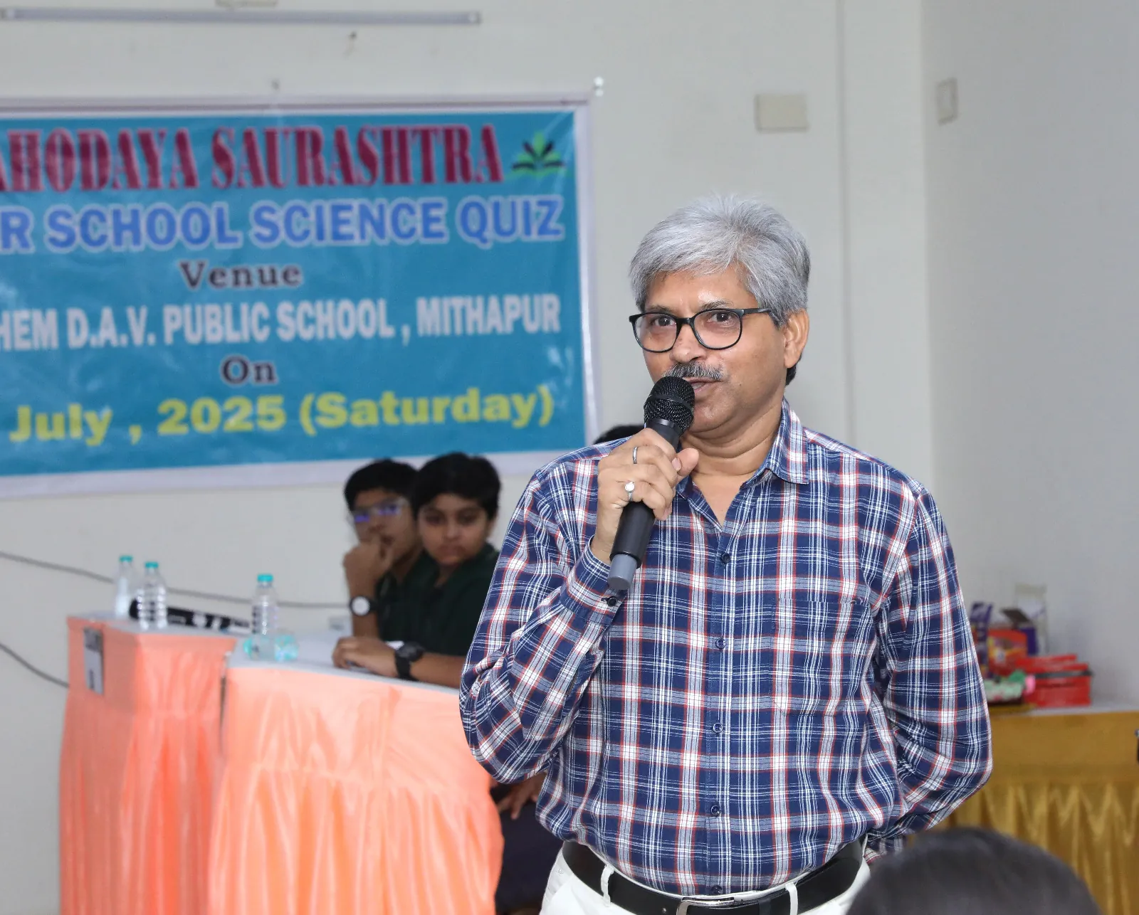 At the Sahodaya Saurashtra science quiz, 2025